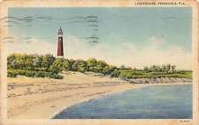 Lighthouse Pensacola FL 1942 Vintage P30 picture