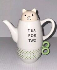 Shinzi Katoh Tea For Two Teapot + Mug Pig picture