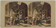 Elliott Enhanced Stereo circa 1860. Puritan Soldiers with Prisoners. picture