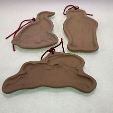 Brown Bag Cookie Art Stoneware Molds 1984, 1986, 1986 - Lot of 3 picture