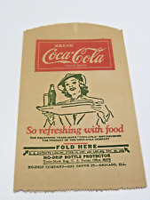Antique Vintage Original 1930s Coke Coca Cola Soda Bottle Protector Sleave FK13 picture