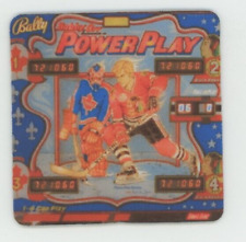 Bobby Orr Power Play vintage Pinball Machine COASTER  -  Hockey picture