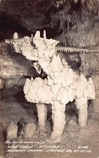 RPPC Sullivan Stanton MO Missouri Meramec Caverns Interior Photo Postcard C36 picture