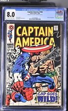 Captain America #106 - Marvel Comics 1968 CGC 8.0 DOUBLE COVER picture