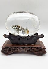 Garden Quartz AAA Grade, Clear Freeform With Custom Wood Stand, Natural Crystal  picture