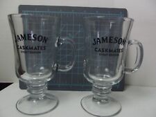 Jameson Caskmates Irish Coffee Glasses Set of 2 Irish Whiskey  picture