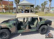 CONVERTIBLE CANVAS SOFT TOP TAN MILITARY HUMVEE M998 REMOVE / INSTALL IN MINUTES picture