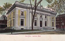 Postcard MA Lawrence Massachusetts Post Office c.1900 H31 picture