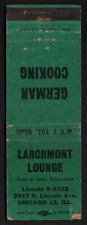 LARCHMONT LOUNGE - Chicago, Illinois - 1950s(?) Vintage Matchbook Cover picture