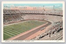 Postcard Ohio State University Stadium Columbus OH Collegiate Football Unposted picture