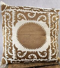 Gold Cream Decorative Pillow XL Classic 24” x 24”Soft Surroundings picture