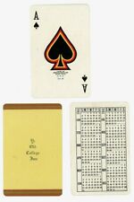 1946 Brown & Bigelow Cards Playing Deck Poker Ye Old College Inn Calendar  picture