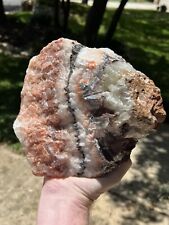 Large Tri -Color Banded Calcite, Mexico 8”—8 lbs 9 Ounces picture