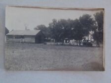 A1427 Postcard Nebraska NE Albion RPPC old homestead windmill picture