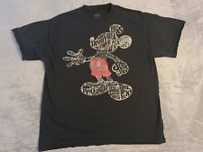 Disney Parks Official Mickey Mouse Silhouette Black t-shirt  Size L picture