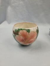 Kyoto Ware Tea Bowl Kiyomizu Ceramic Bean Kiln Flower Floral.       14 picture