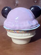 2021 Disney Parks Disney's Beach Club Resort Mickey Ice Cream Sundae Dish. picture