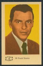 1962 FRANK SINATRA DUTCH GUM CARD STAR BILDER A #88 EX picture