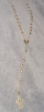 18K Yellow Gold 8.23 Grams Rosary Beads  Scrap Value $462.00 picture