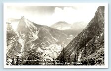 Postcard K-5 Sphinx from South Fork Canyon, Kings Canyon Nat'l Park CA RPPC S97 picture