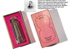 Rene Lalique Antique Tzigne Corday Perfume Bottle Sealed In Violin Box MINT 1938 picture
