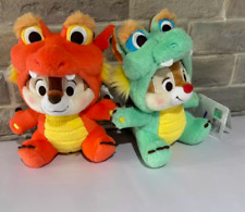 Authentic Disney 2024 Dragon New Year Chip Dale Plush Disneyland Exclusive picture