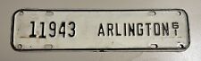 1961 Arlington  Virginia  License Plate Topper, Issue #11943, Good Used picture
