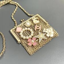 22b Chanel Enamel Rhinestone hollow out metal chain bag picture