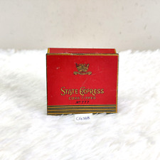 Vintage State Express Cork Tipped No, 777 Cigarette Litho Tin Box England CG388 picture
