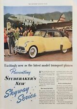 1941 Studebaker Motor Car Vintage Ad Yellow skyway series picture