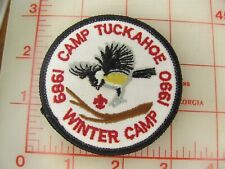 Camp Tuckahoe collectible 1989 1990 Winter camp patch (gQ) picture