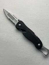 Leatherman Crater c33x Knife, Combo Edge, Carabiner Clip, Bottle Opener, Retired picture