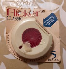 New Vintage NOS Flicker Classic Women's Shaver WITH 5 Blades picture