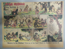 Peter Piltdown Sunday Page by Mal Eaton from 3/28/1943 Half Page Size picture