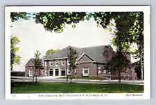 Durham NH-New Hampshire, University Of New Hampshire Hall, Vintage Postcard picture