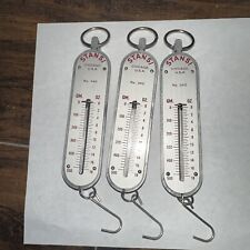 LOT OF 3 Vintage Stansi 342 64 OZ/ 2000 Gram Hand Held Scale Made in USA picture