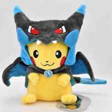 Pokémon Pikachu Mega Charizard Blue Poncho Plush NEW picture