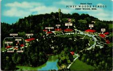 Piney Woods School Aerial View, Piney Woods, Mississippi - Postcard picture