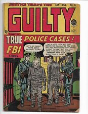 JUSTICE TRAPS THE GUILTY 6 - G/VG 3.0 - GOLDEN AGE CRIME STORIES (1948) picture