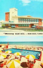 1959 Mercury Luxury Resort Motel  Miami Beach Florida SEE NOTES Postcard -BB-94 picture