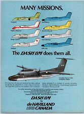 1986 de Havilland Aviation Ad Dash 8M Canadian CT142 Trainer Transport Medvac picture