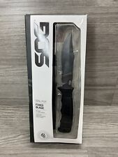 SOG Seal Pup Fixed Blade Knife w/ Sheath M37N-CP Black picture