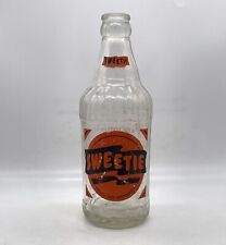 Vintage Sweetie Soda Bottle - Philadelphia PA Painted Label Clear Glass Bottle R picture