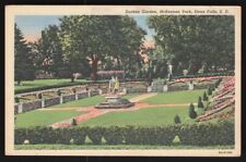 Vintage Postcard - Sunken Garden, McKennan Park, Sioux Falls, S.D. picture