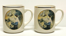 The Surrey Group Schaumburg, IL 1987 VTG Ivory 8OZ The Telephone Company 2 Mugs. picture