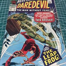 Daredevil #25 (1967) KEY 1st Appearance Leapfrog Twin Brother Mike Mid Grade picture