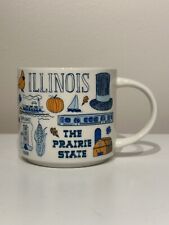 Starbucks Illinois Been There Series Coffee Mug Cup 14 Oz Collection 2018 States picture