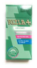 Rizla Menthol Ultra Slims Filter Tips 120 Tips Per Pack - 5 Packs (600 Tips) picture