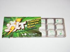 SEALED Vintage JOLT Caffeine Energy GUM 2002 New Old Stock Spearmint Rare Coffee picture