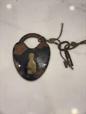 Antique Padlock With Key Works picture